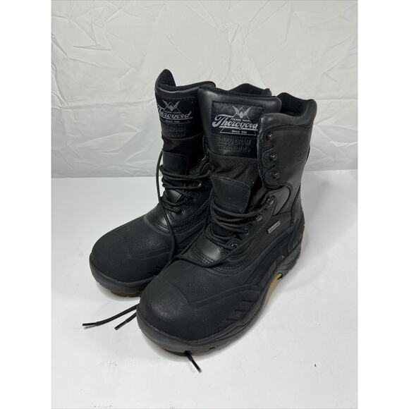Thorogood 299 Men's 10M Winter Work Boots Waterproof Steel Toe Railroad Boots - Picture 8 of 16